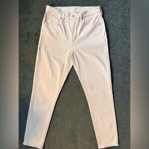Levi’s High Rise Light Pink Skinny Ankle Jeans
